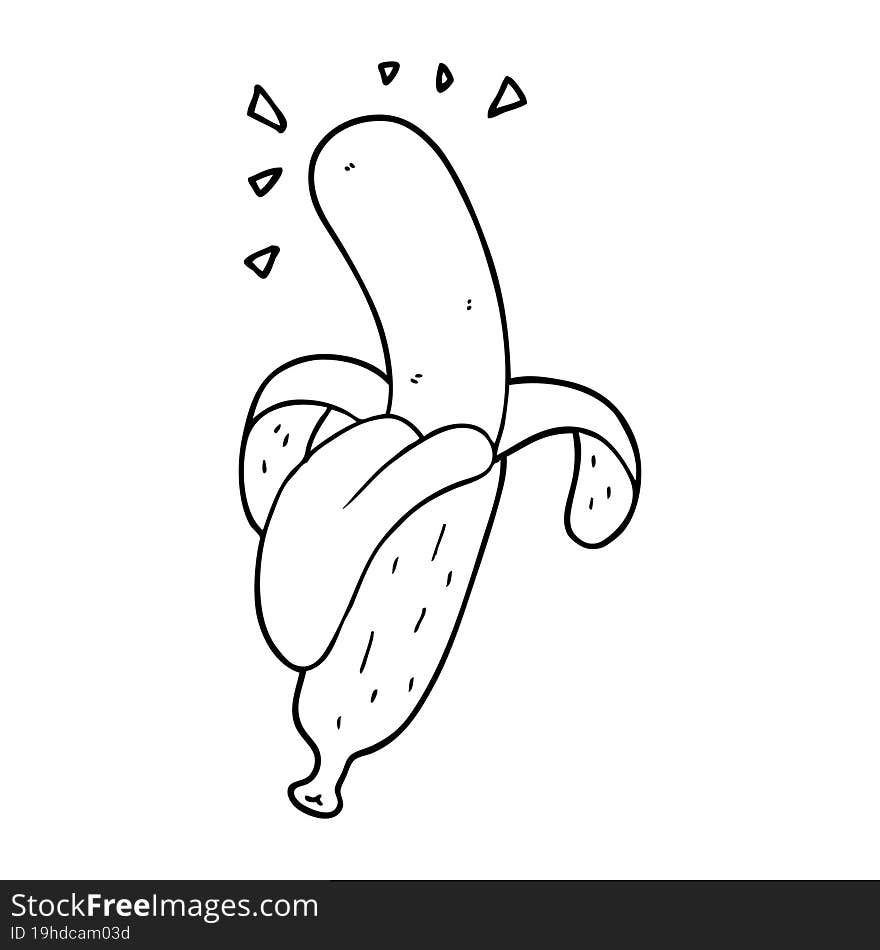 cartoon banana