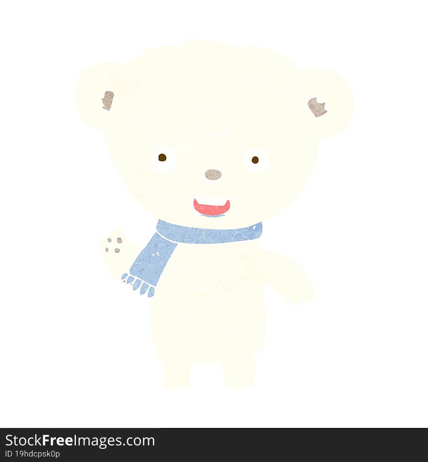 Cartoon Cute Polar Bear