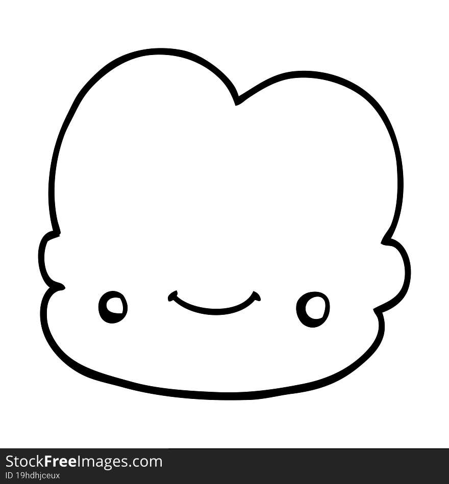 cartoon cloud