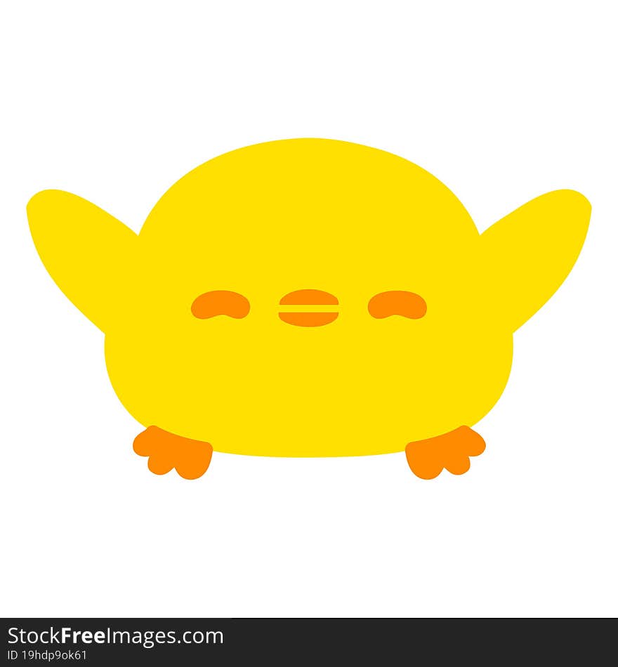 cute cartoon baby bird