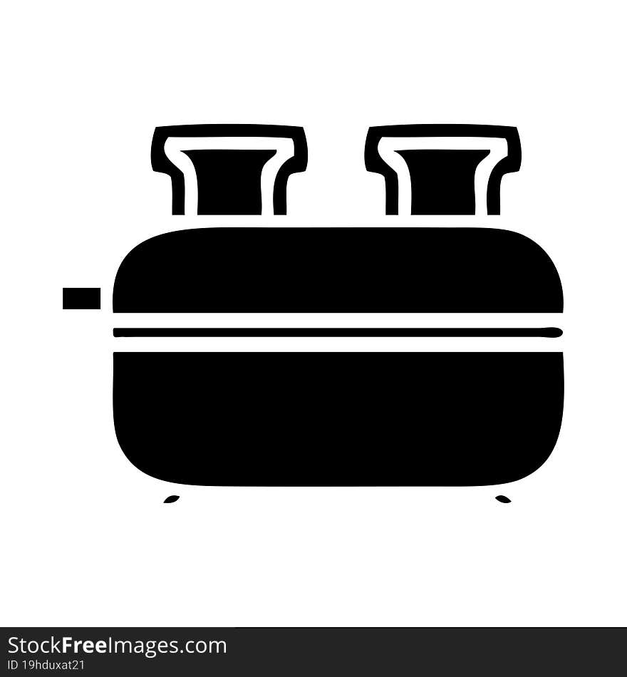 flat symbol double toaster