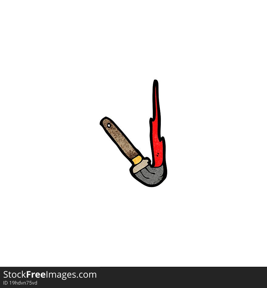 paint brush cartoon