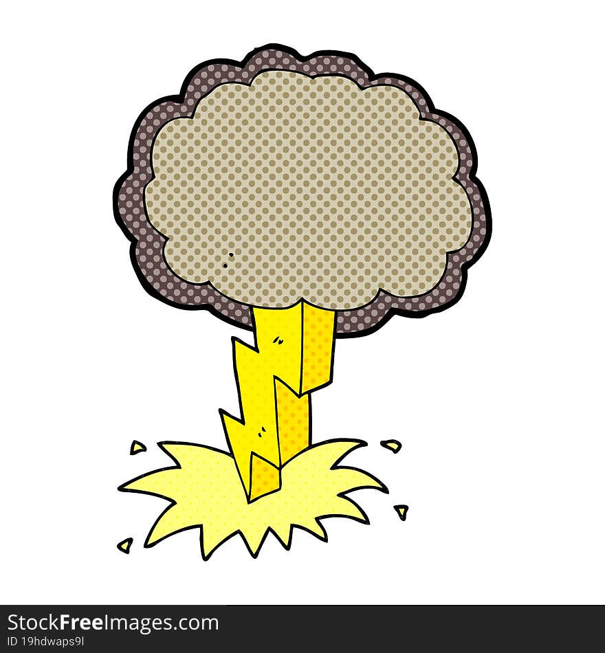 cartoon lightning bolt