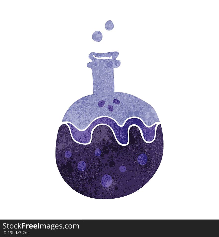 retro cartoon magic potion