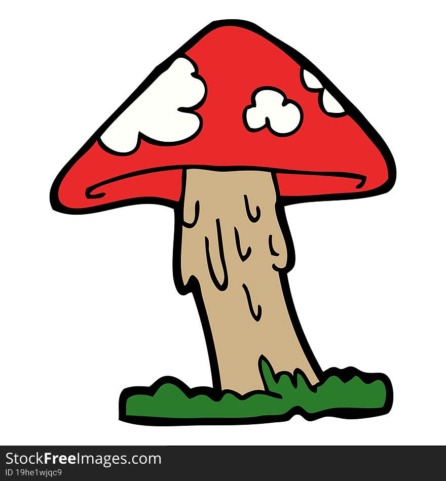 cartoon mushroom