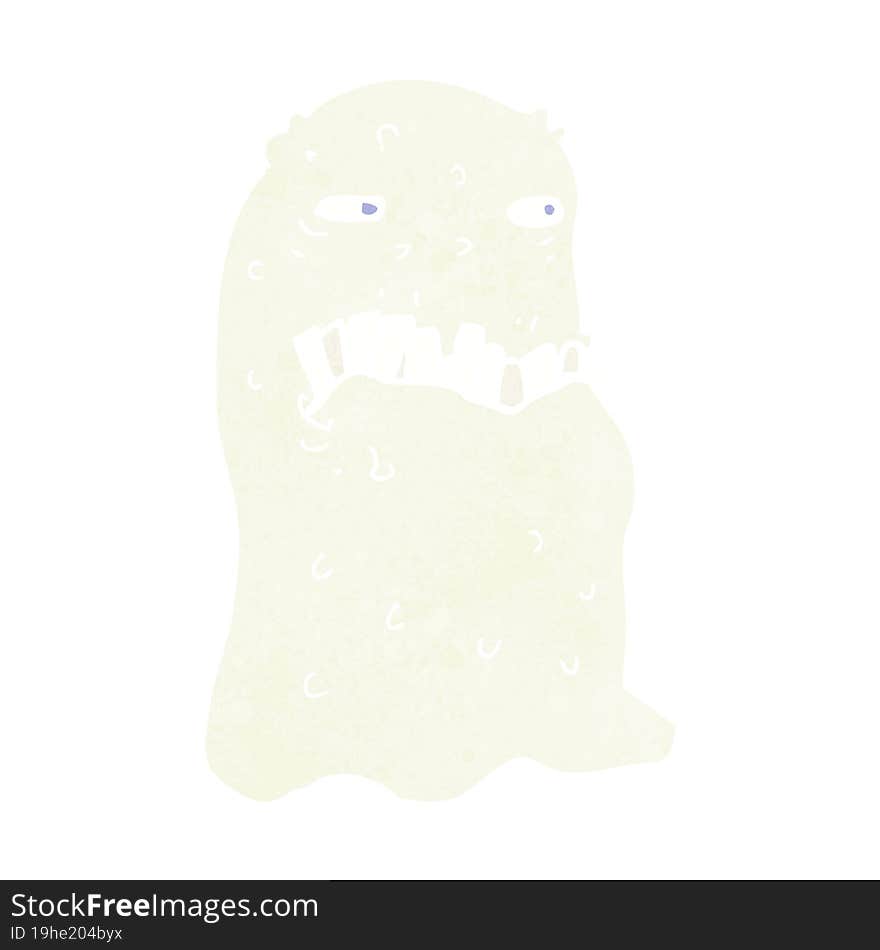 cartoon gross ghost