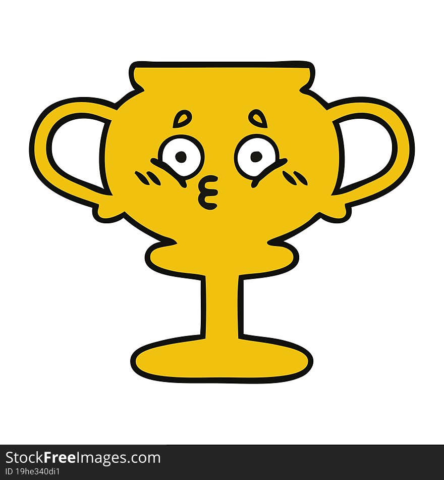 cute cartoon trophy