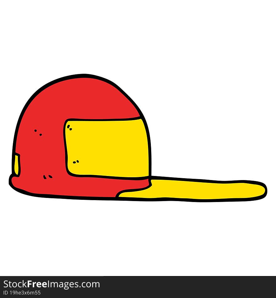 Cartoon Doodle Baseball Cap