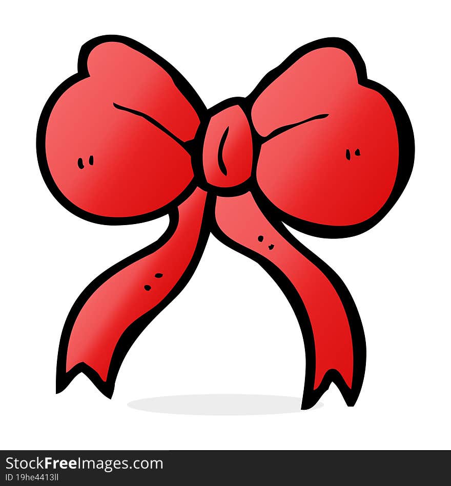 cartoon bow tie