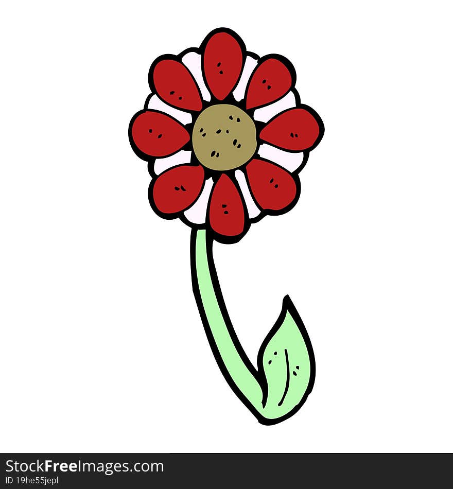 cartoon flower