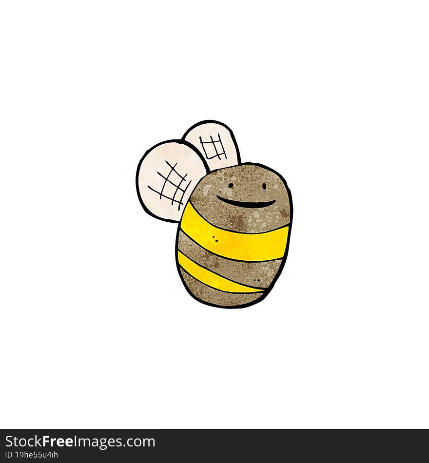 Funny Cartoon Bee