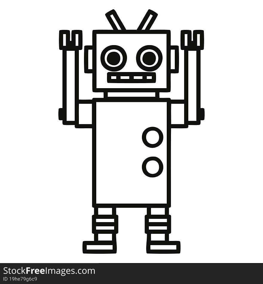 Dancing Robot Icon