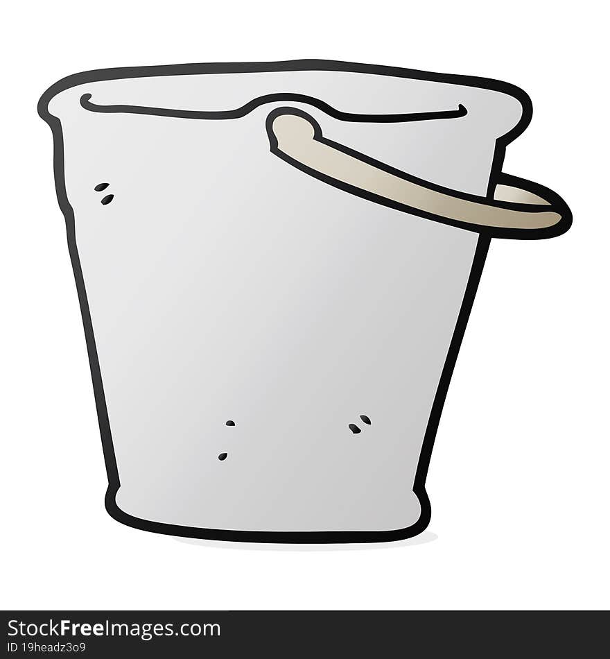 cartoon bucket