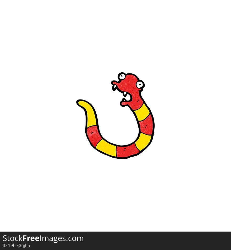 Funny Cartoon Snake