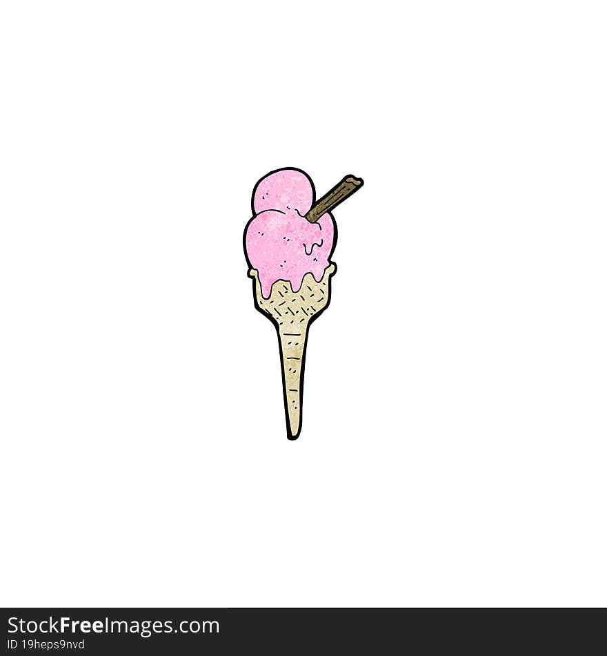 cartoon ice cream