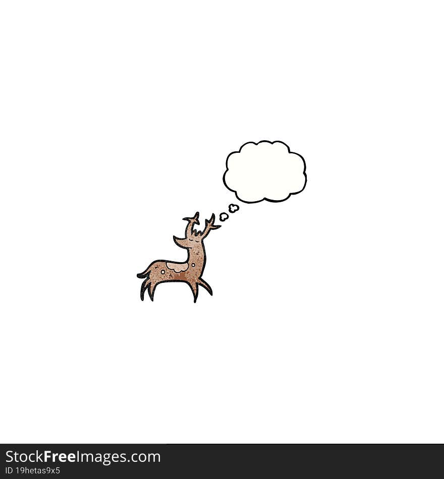 cartoon reindeer