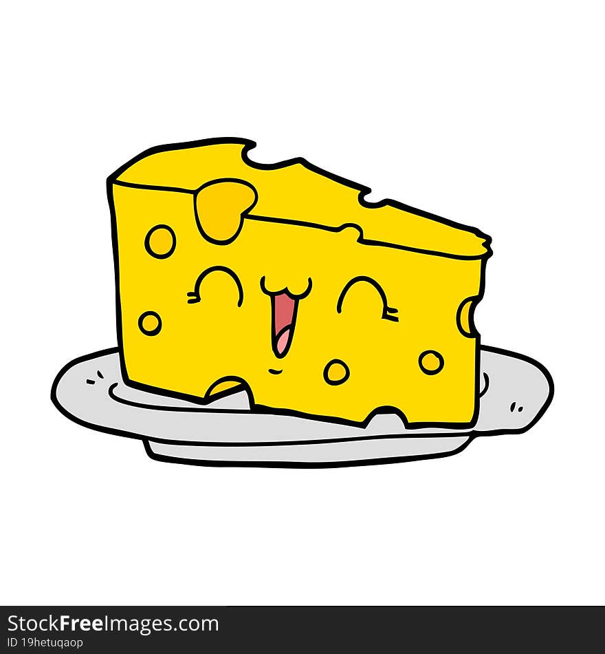 Cute Cartoon Cheese