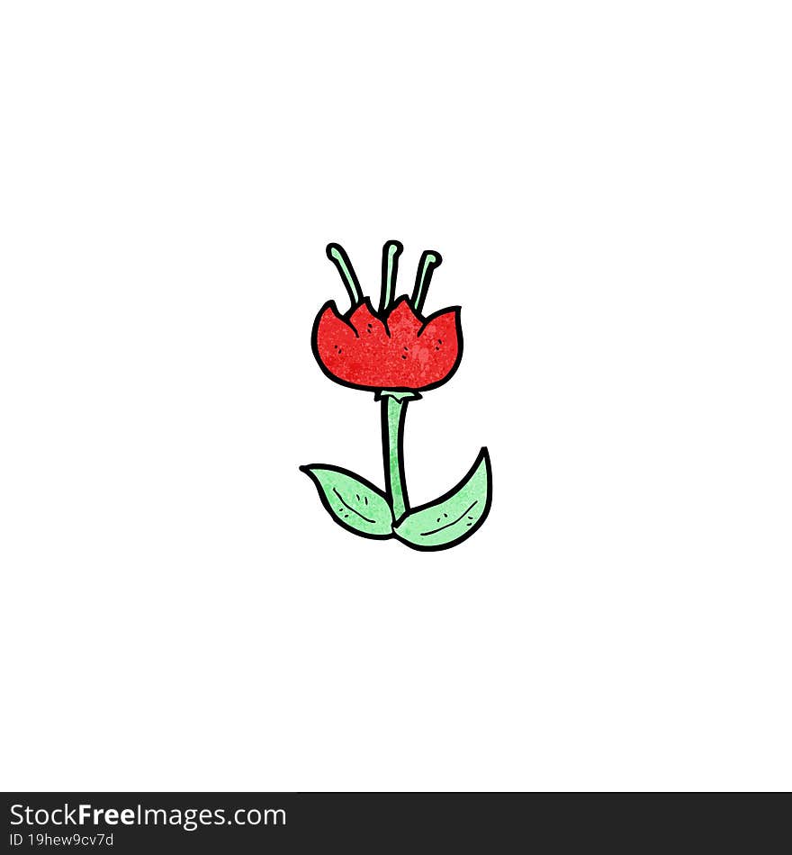 cartoon tulip