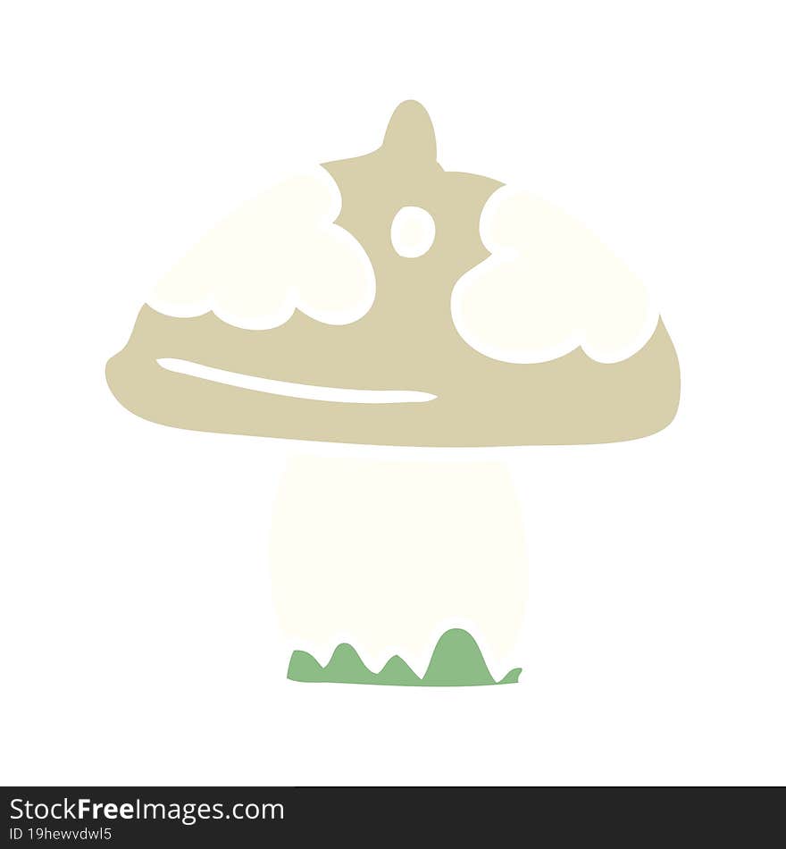 Cartoon Doodle Mushroom