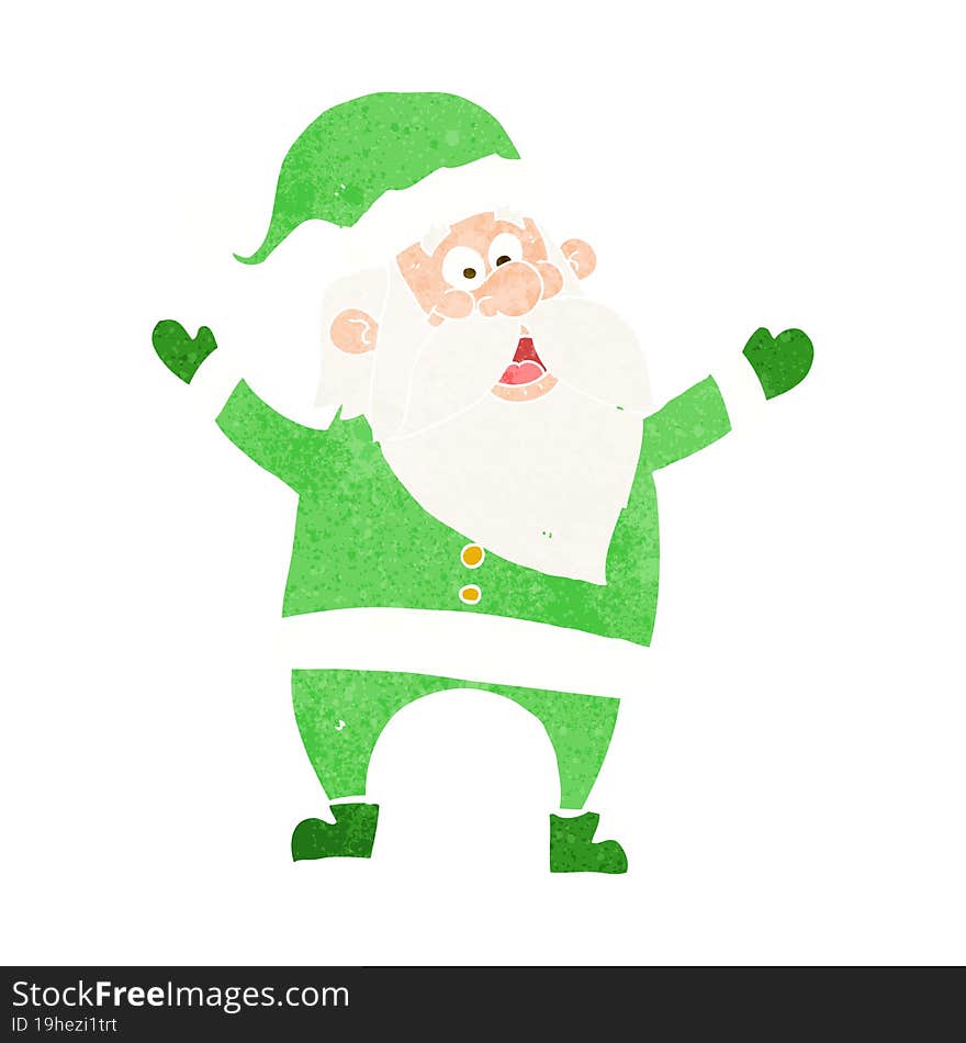 cartoon santa claus