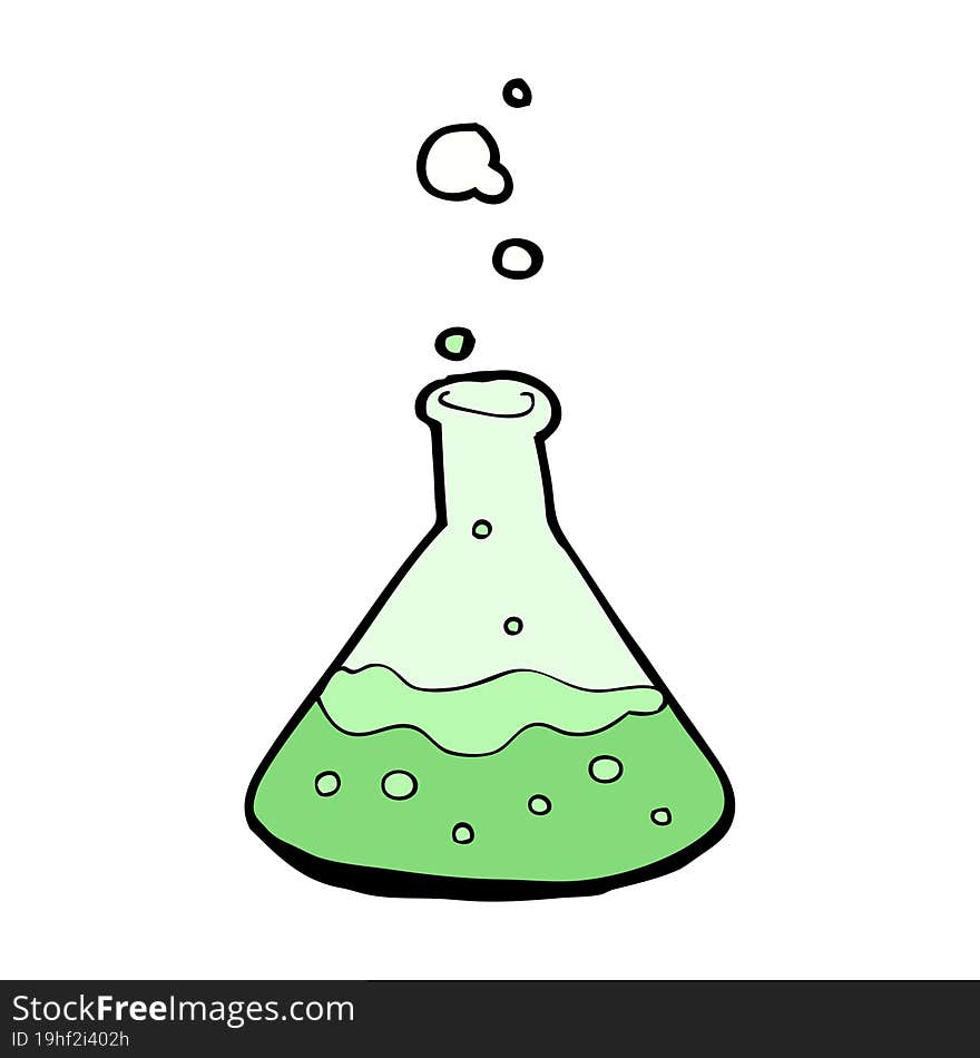 Cartoon Science Chemicals