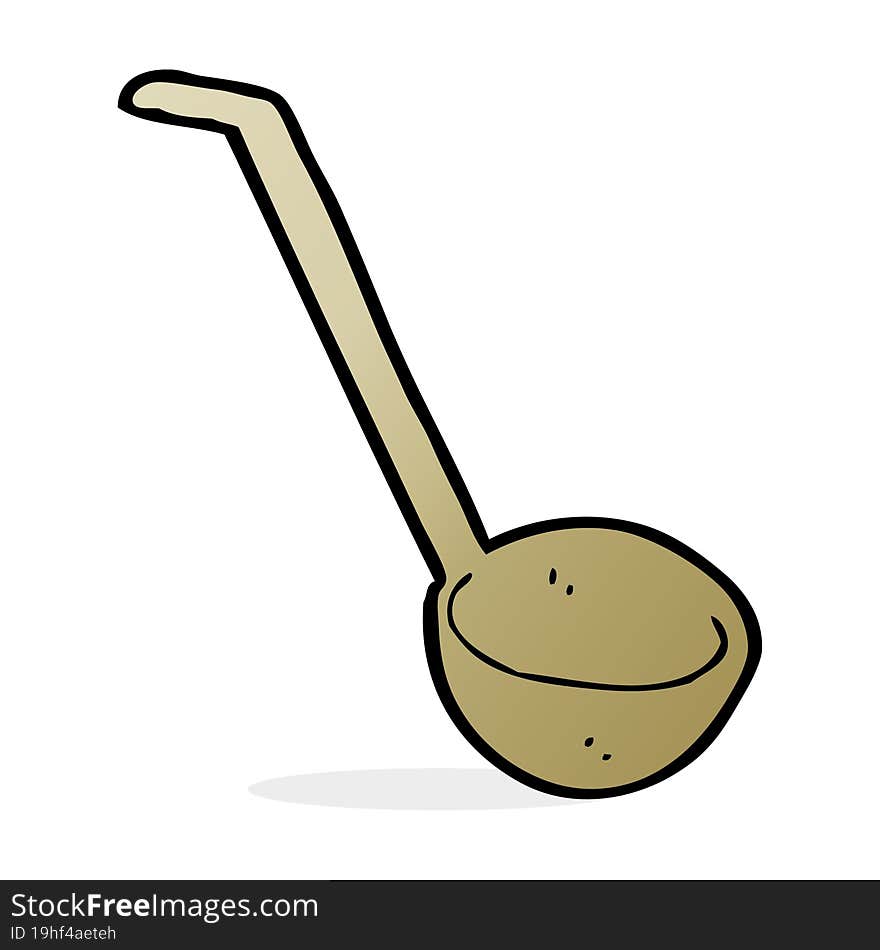 cartoon ladle