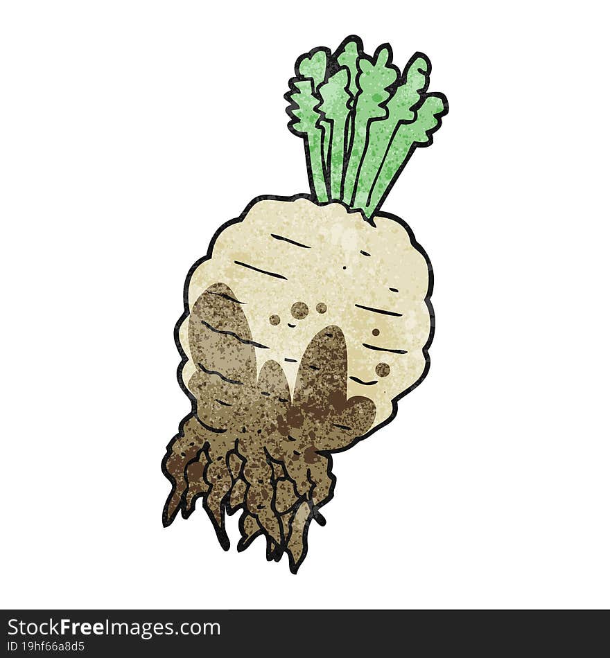 texture cartoon muddy turnip