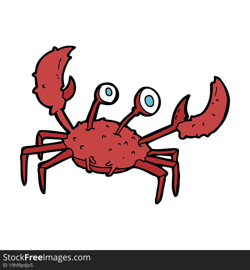 Cartoon Crab