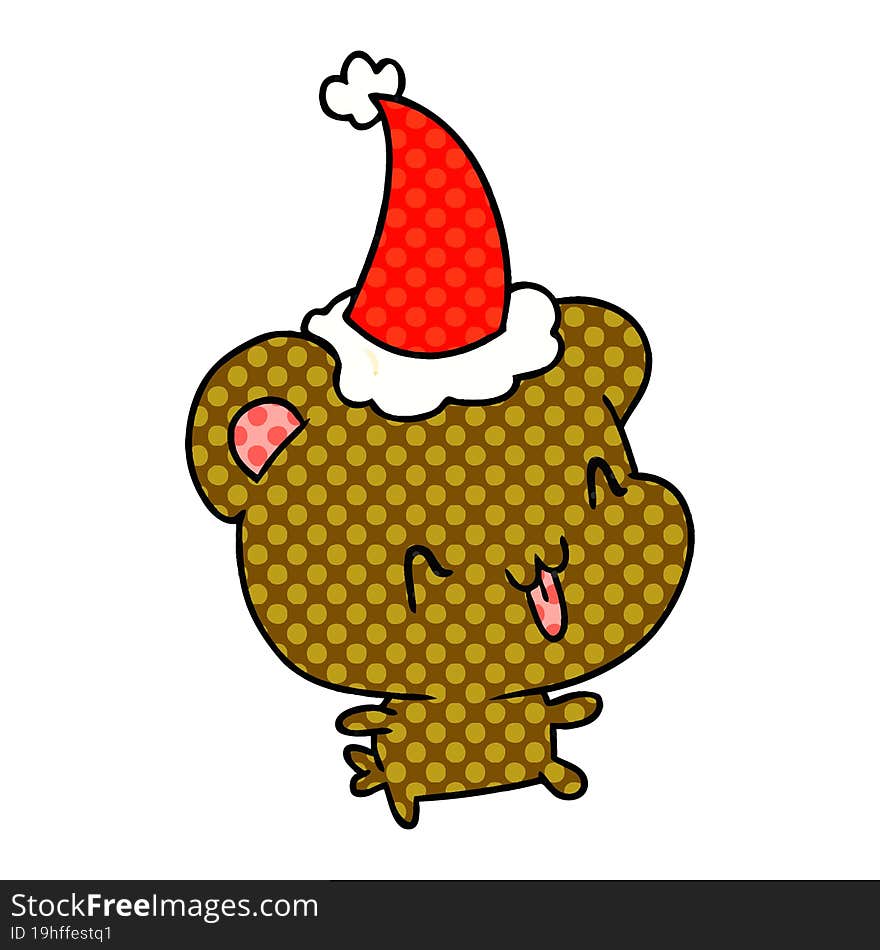 Christmas Cartoon Of Kawaii Bear