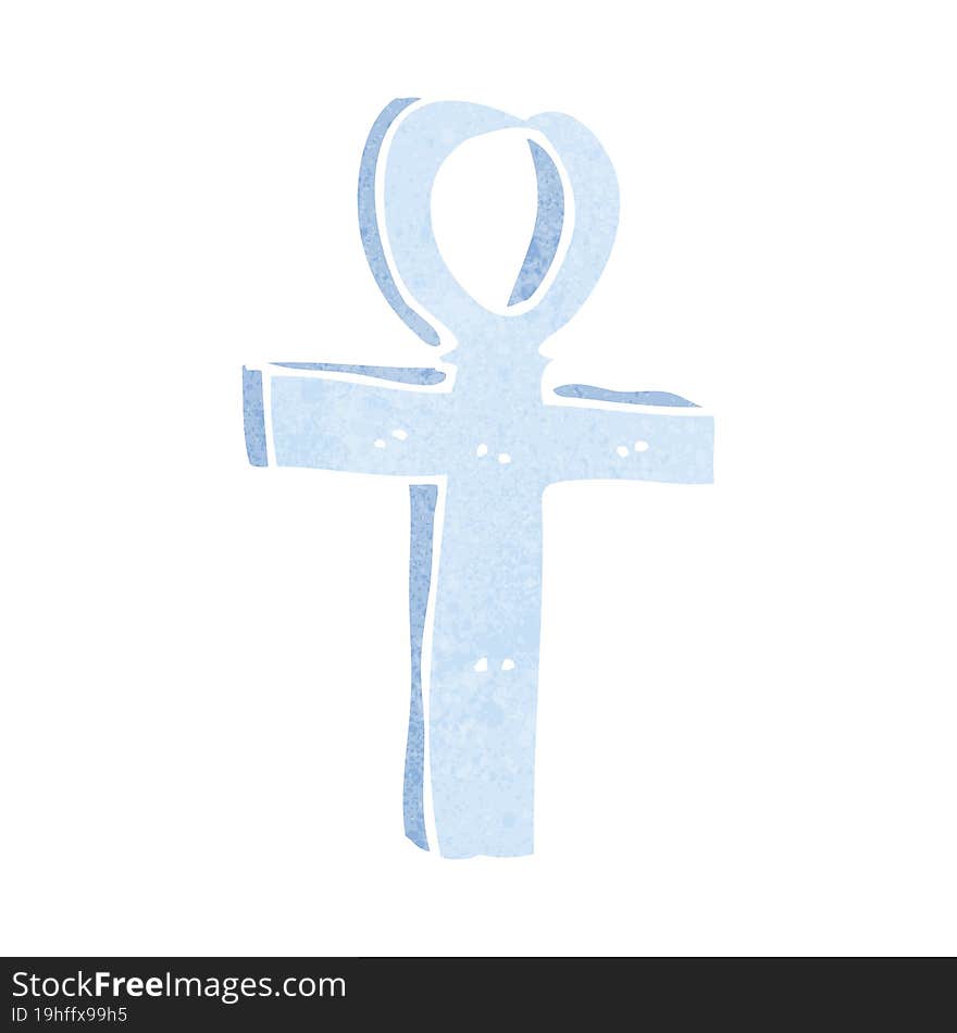 Cartoon Ankh Symbol