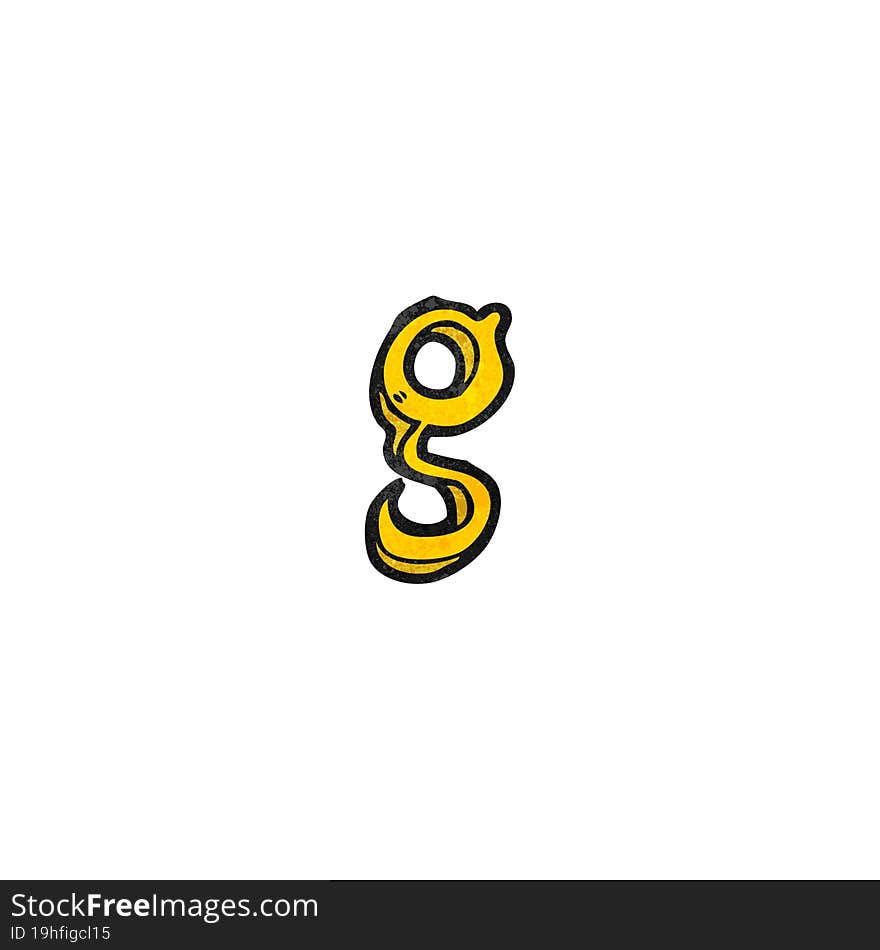 cartoon letter g