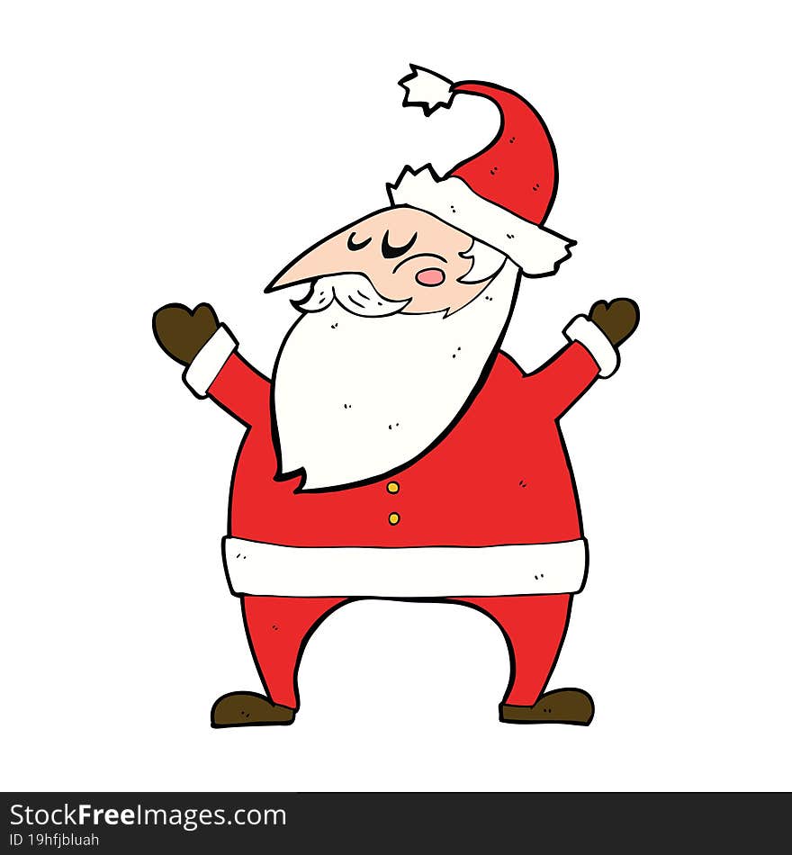 cartoon santa claus