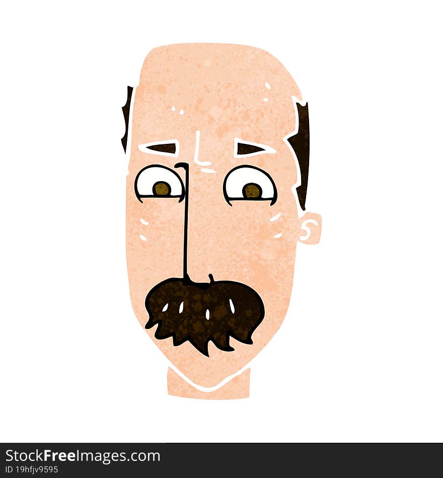 cartoon annnoyed old man