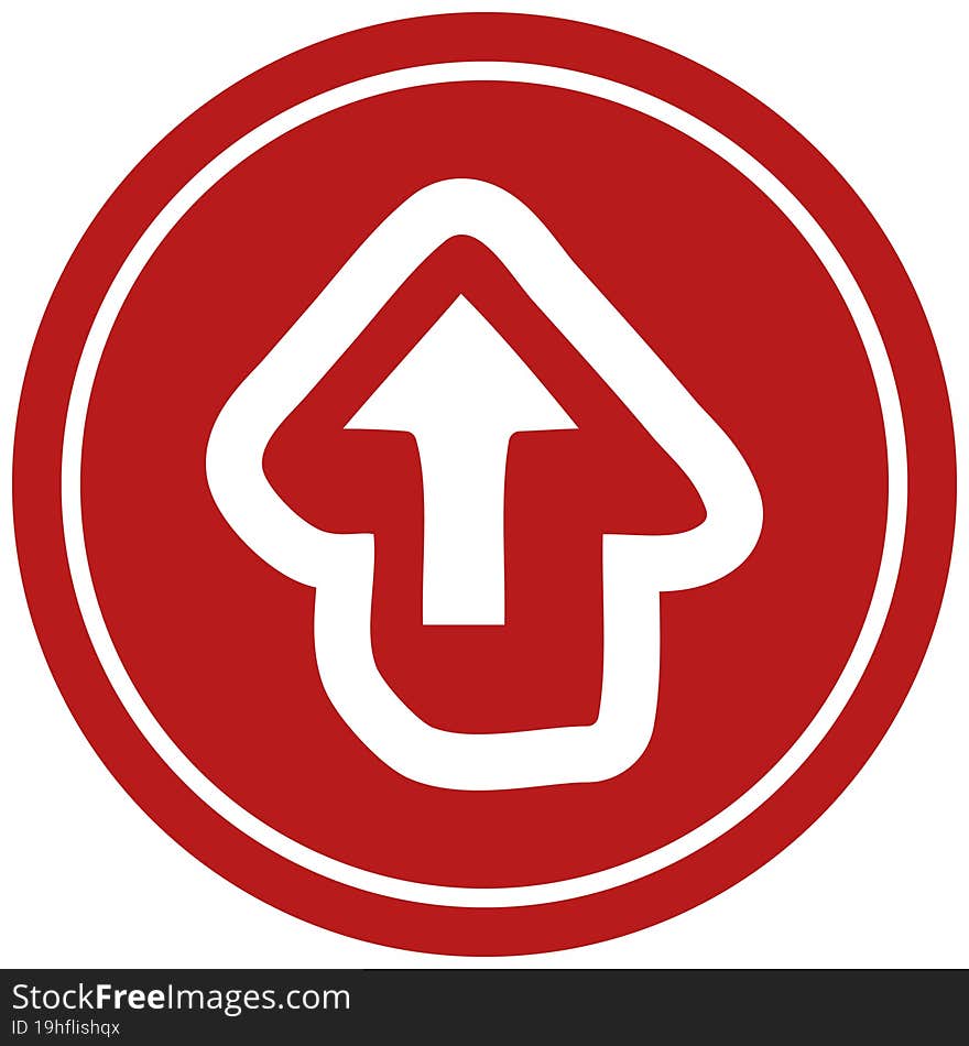 direction arrow circular icon