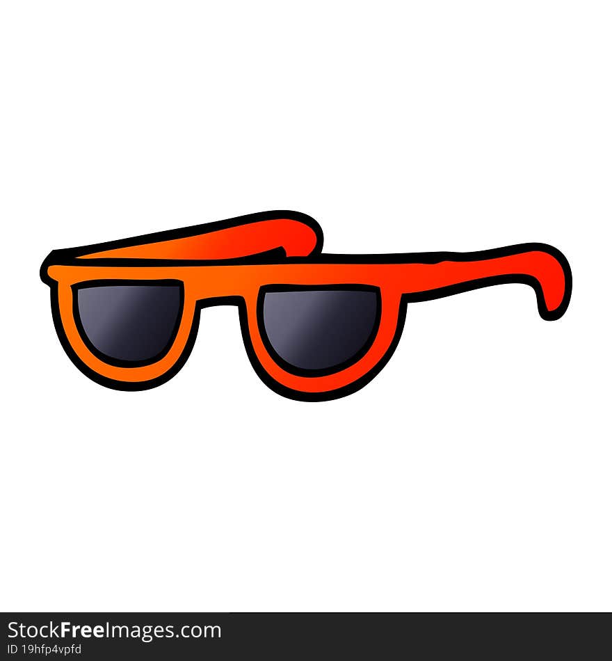 cartoon doodle cool sunglasses