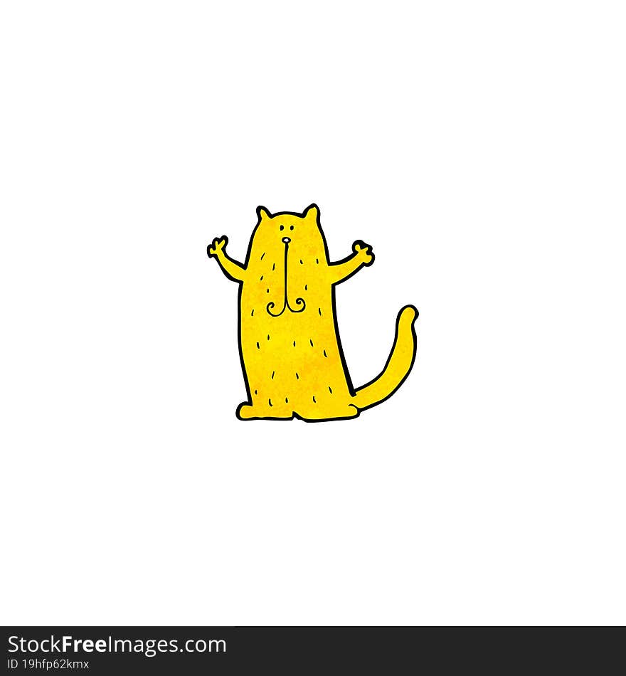 funny cartoon cat