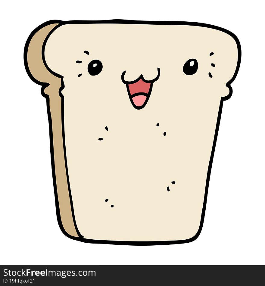 cartoon slice of bread