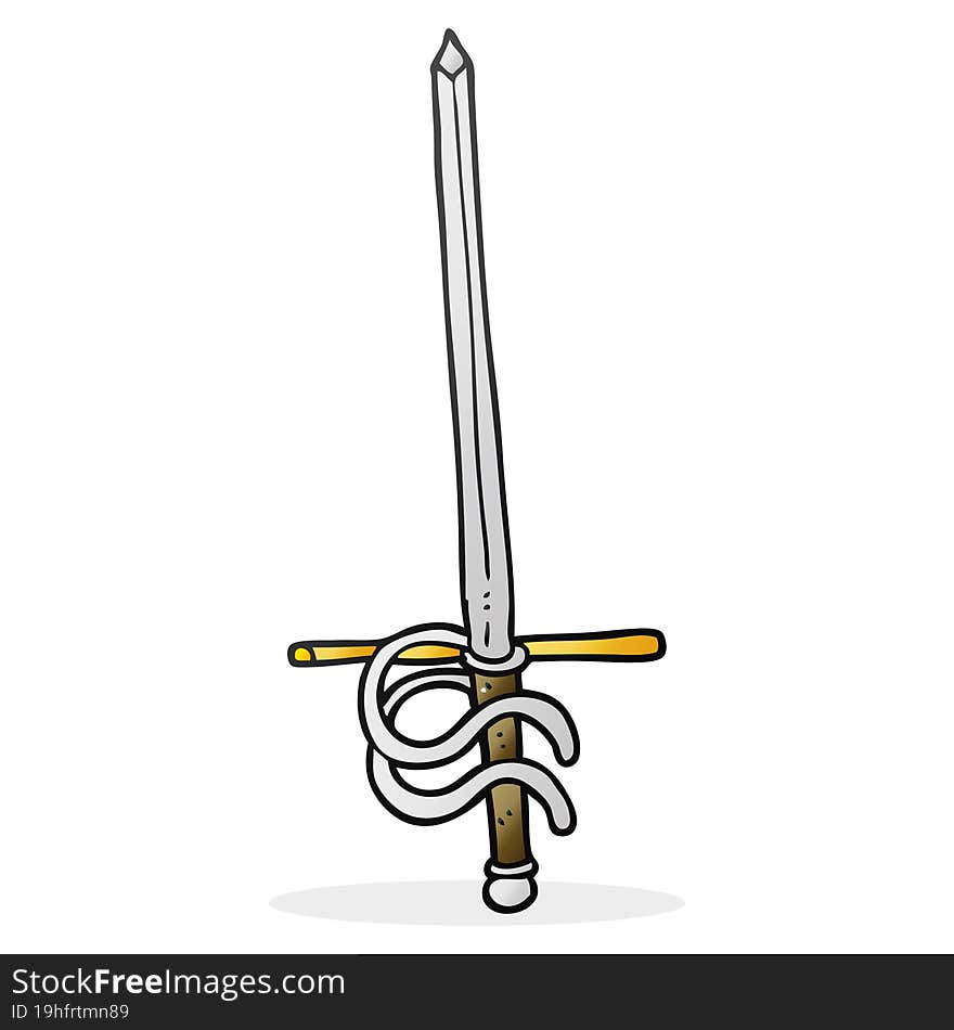 cartoon sword