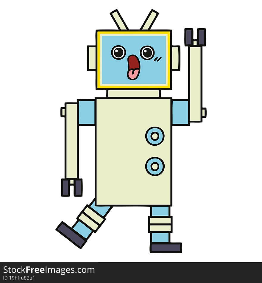 Cute Cartoon Robot