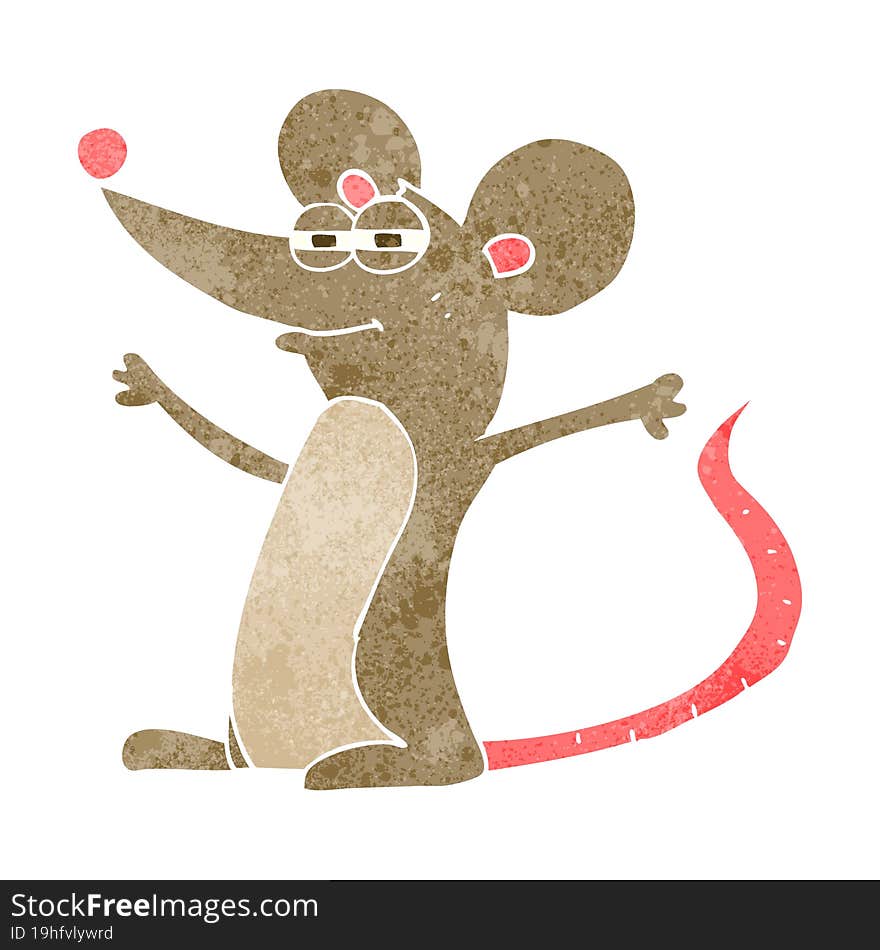 Retro Cartoon Mouse