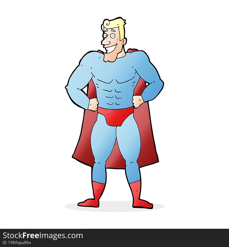 Cartoon Superhero