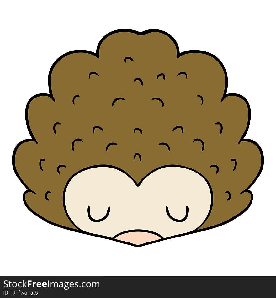 cartoon hedgehog. cartoon hedgehog