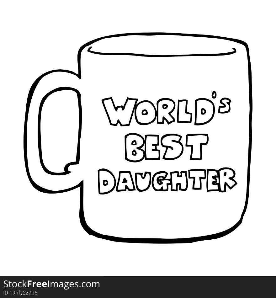 Worlds Best Daughter Mug