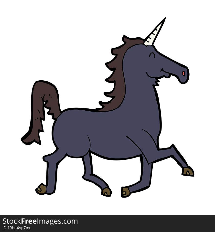 cartoon unicorn