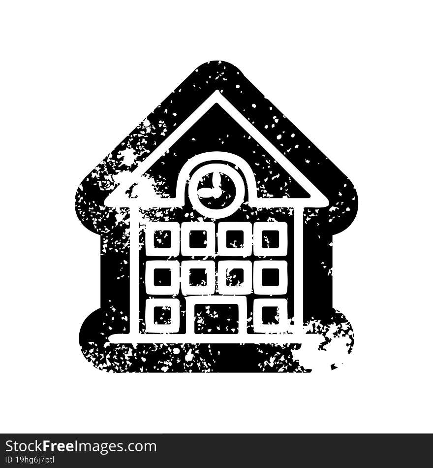 school house icon symbol