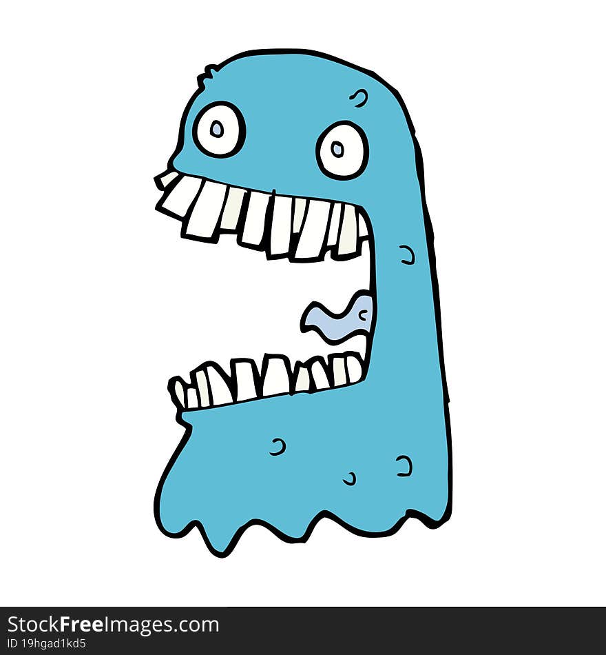 cartoon gross ghost