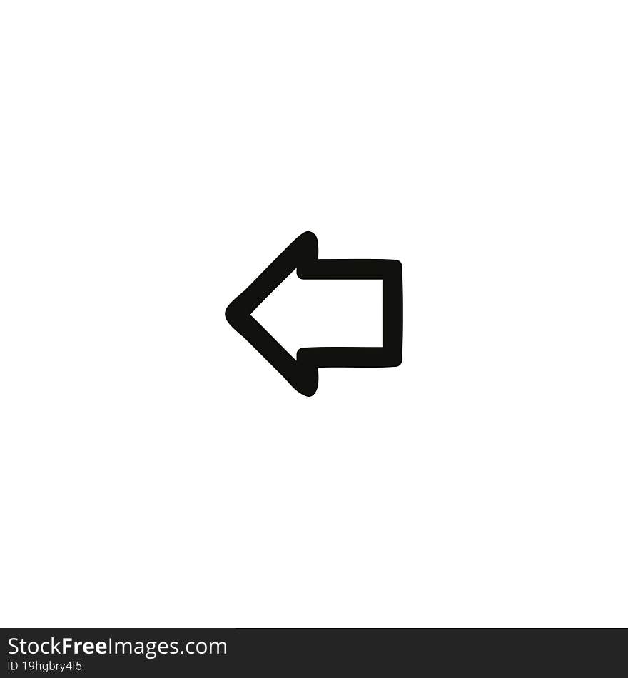 Pointing Arrow Symbol