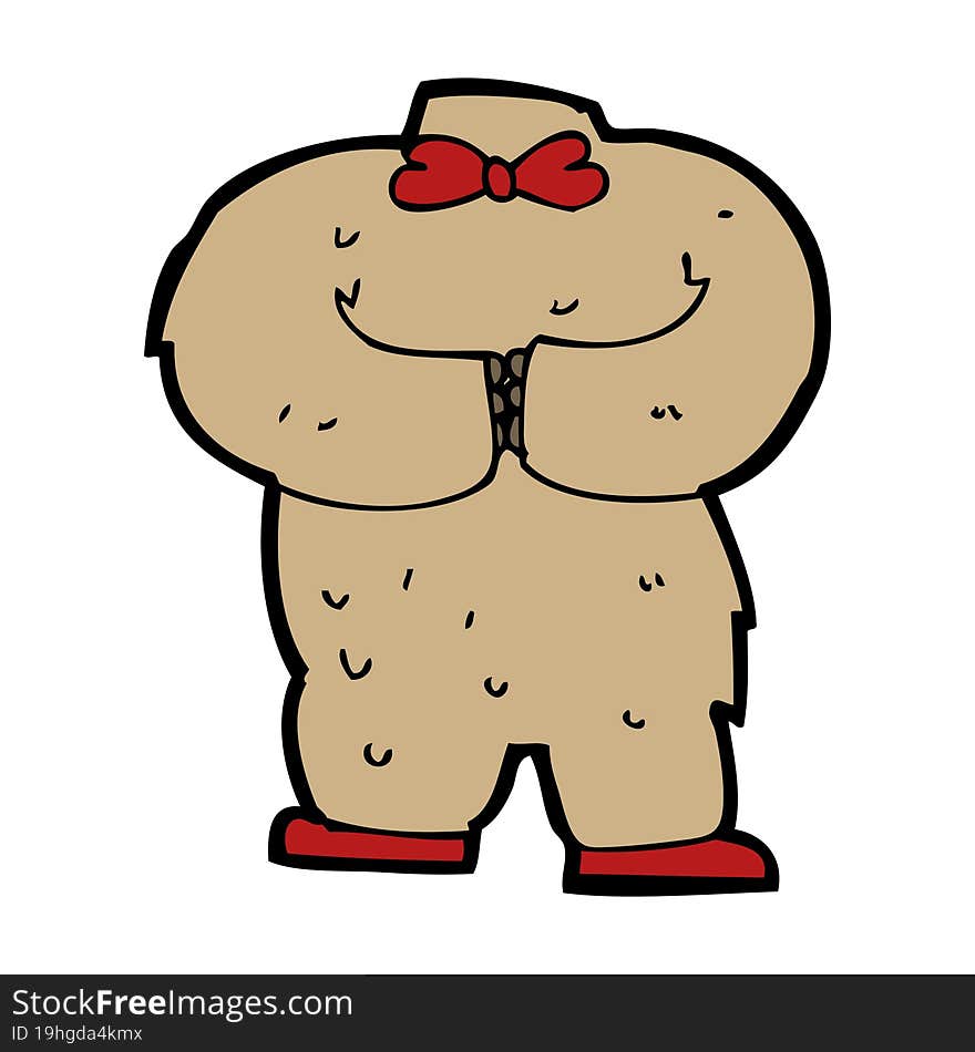 Cartoon Teddy Bear Body (mix And Match Or Add Own Photos