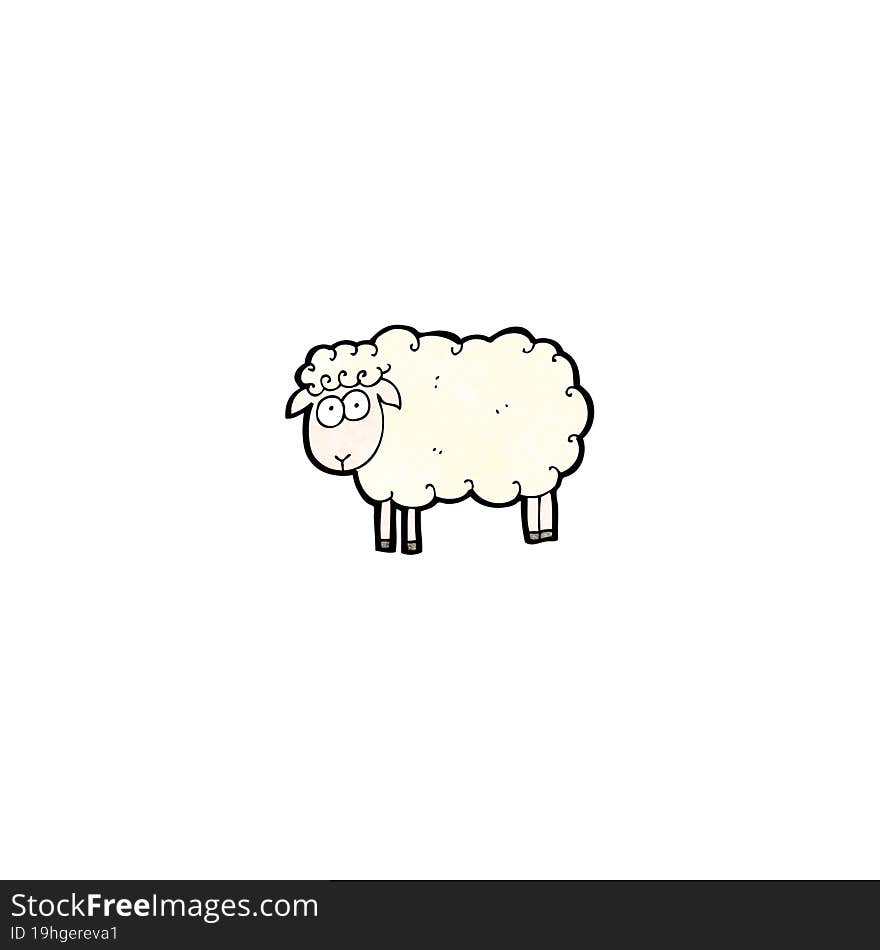 cartoon sheep