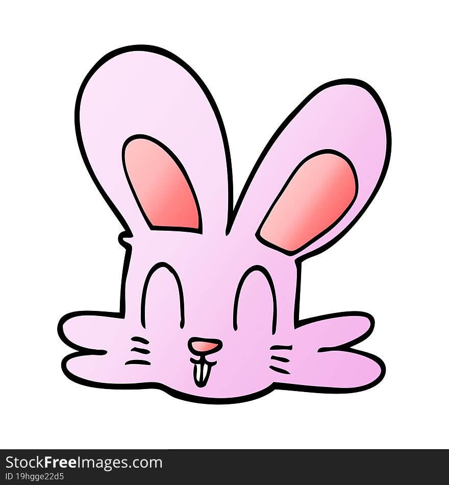 Cartoon Doodle Cute Bunny